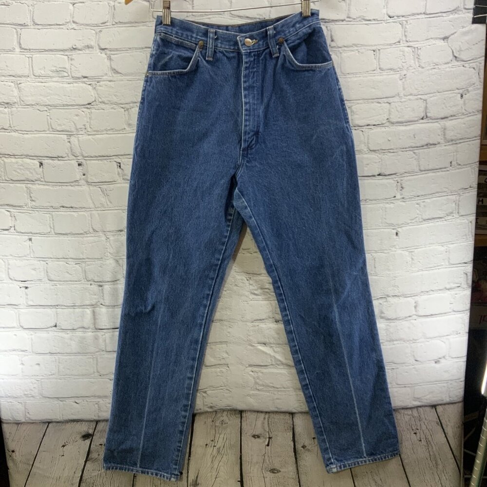 Wrangler Western Cowgirl Jeans Womens 12 x 32 High Waisted Vintage Made in USA
